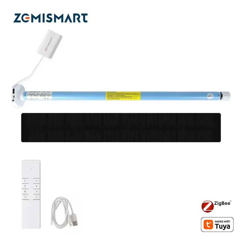 Zigbee Rechargeable Roller Blinds Motor Work with Tuya for 17Mm 25Mm 28Mm Tube A