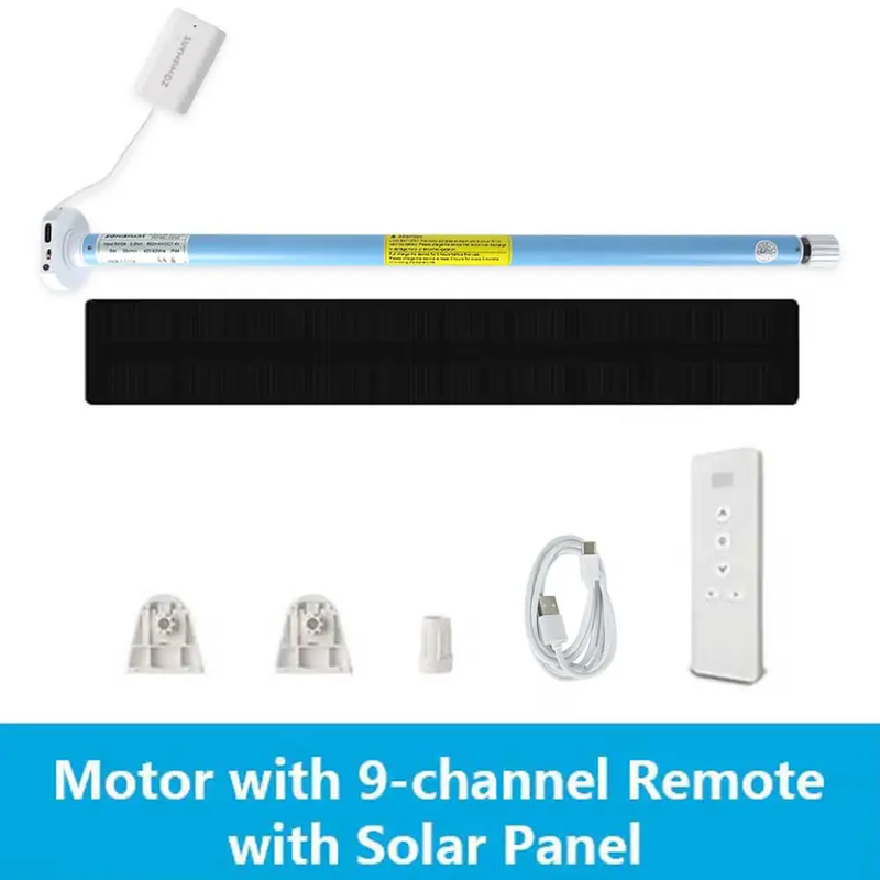Zigbee Rechargeable Roller Blinds Motor Work with Tuya for 17Mm 25Mm 28Mm Tube A