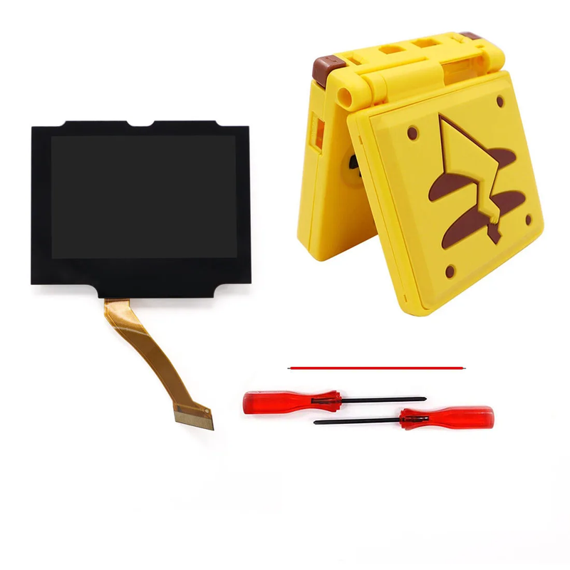 New for GBA SP Replacements IPS V5 Drop in Laminated LCD Mod Screen Kits for Gam