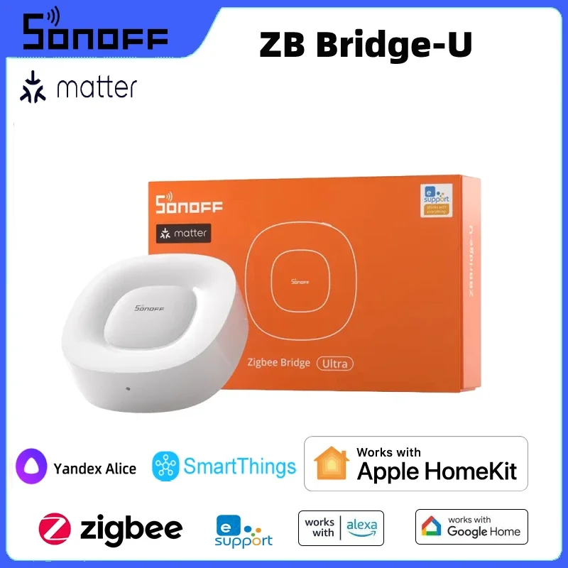 ZB Bridge-U Matter Zigbee Bridge Ultra Smart Home Gateway Support 256 Sub Device