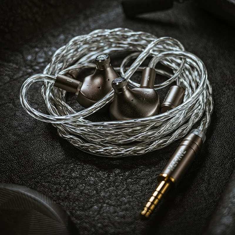 Delci AE Earphones 10Mm DLC+PU Diaphragm Dynamic Driver Iems Hi-Fi In-Ear Headph