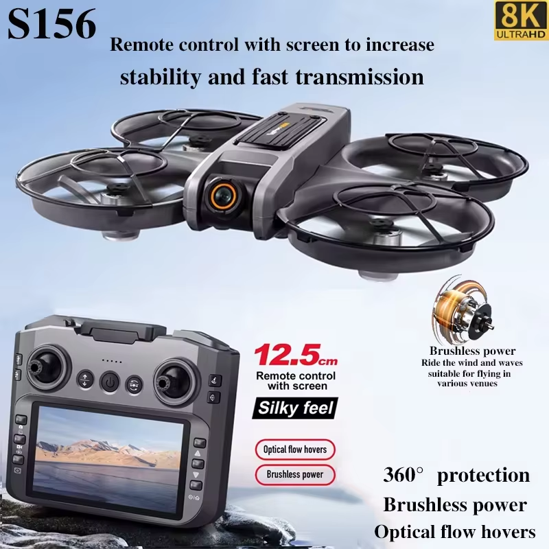 Xiaomi S156 Drone Professional 8K Camera with 5G Wifi FPV UAV Screen Remote Cont