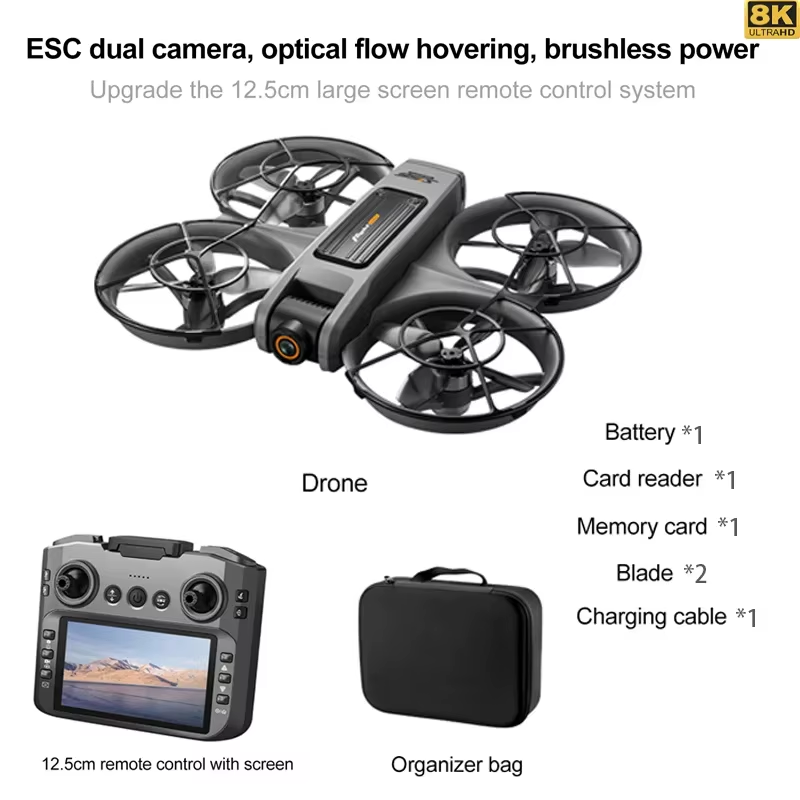 Xiaomi S156 Drone Professional 8K Camera with 5G Wifi FPV UAV Screen Remote Cont