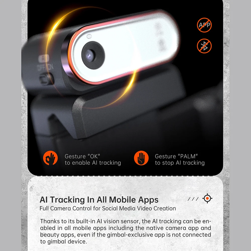 AI Tracking Sensor Magnetic Fill Light with AI Vision Sensor AI Tracker for Ist