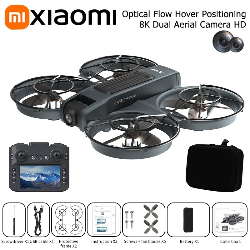 Xiaomi X226 VR Mini Drone 8K Aerial HD Dual Camera Intelligent Obastacle Avoidan