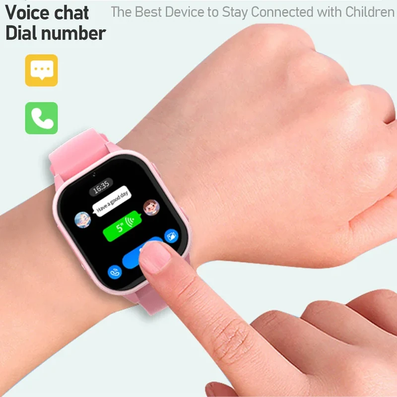 4G Kid Smart Watch WIFI GPS Tracker anti Lost Video Call Body Temperature Monito