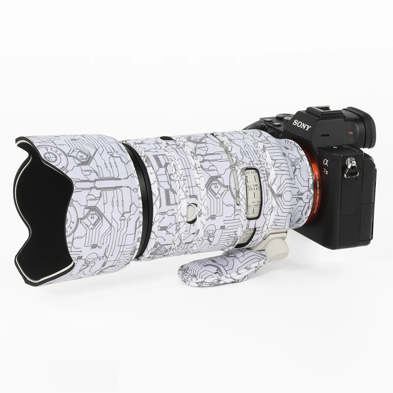 Camouflage Lens Coat for Sony FE 70-200Mm F4 Macro G OSS II Waterproof and Rainp