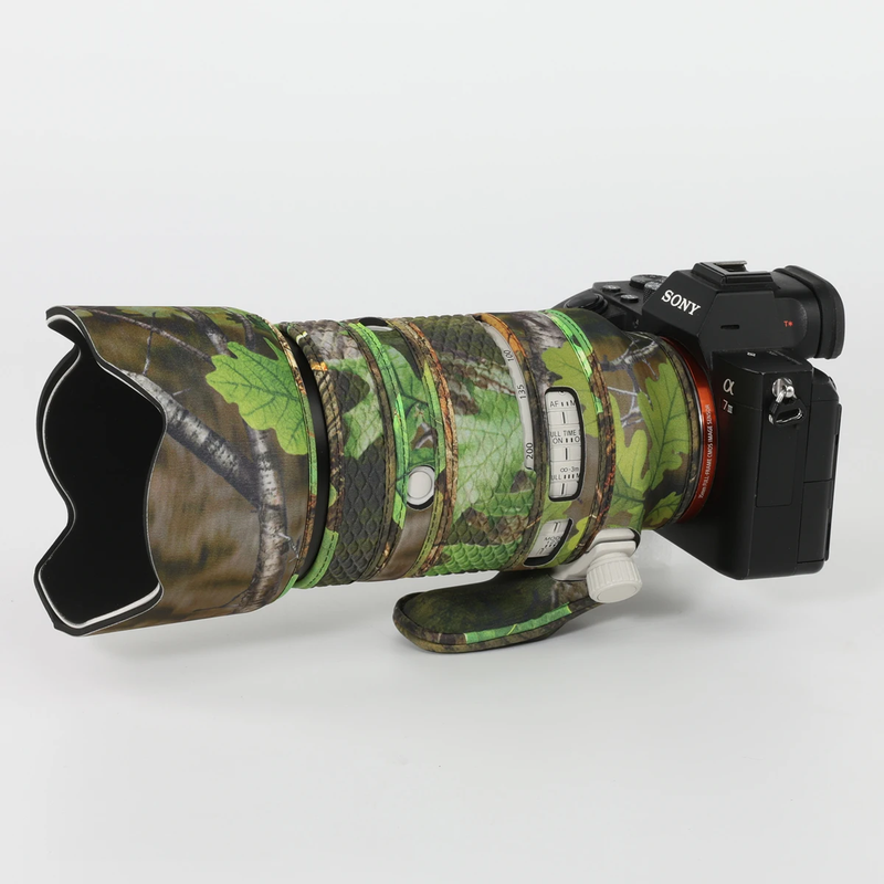 Camouflage Lens Coat for Sony FE 70-200Mm F4 Macro G OSS II Waterproof and Rainp