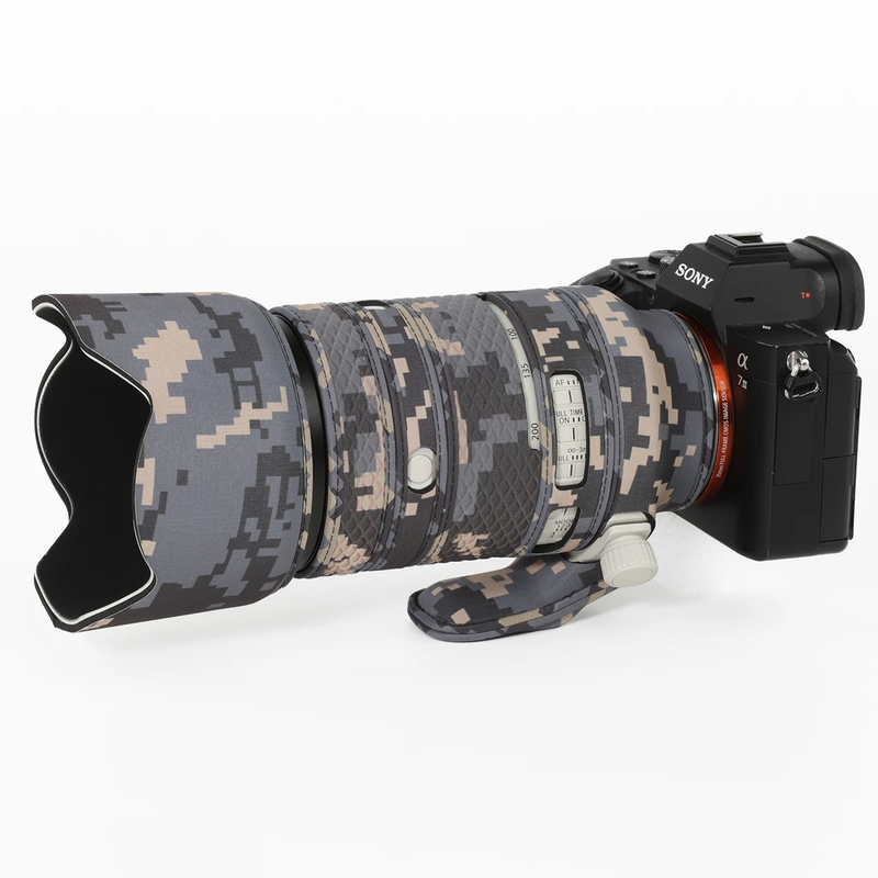 Camouflage Lens Coat for Sony FE 70-200Mm F4 Macro G OSS II Waterproof and Rainp