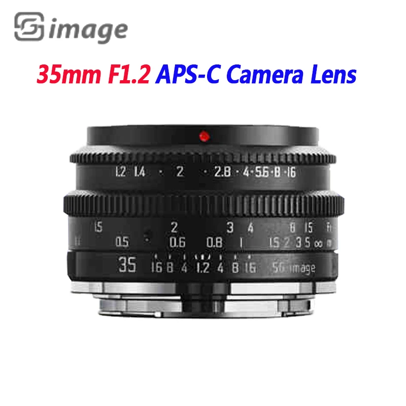 Sgimage 35Mm F1.2 APS-C Wide-Angle Manual Focus Lens for Sony E Nikon Z Fuji XF