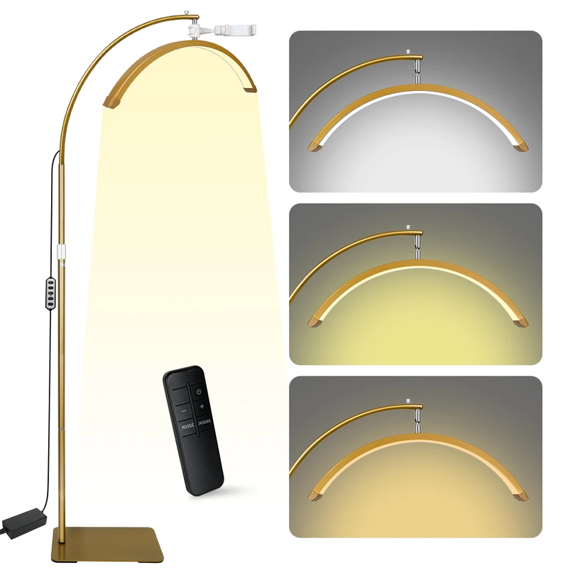 23INCH LED Half Moon Light Half Moon Adjustable Cold & Warm Lighting with Phone