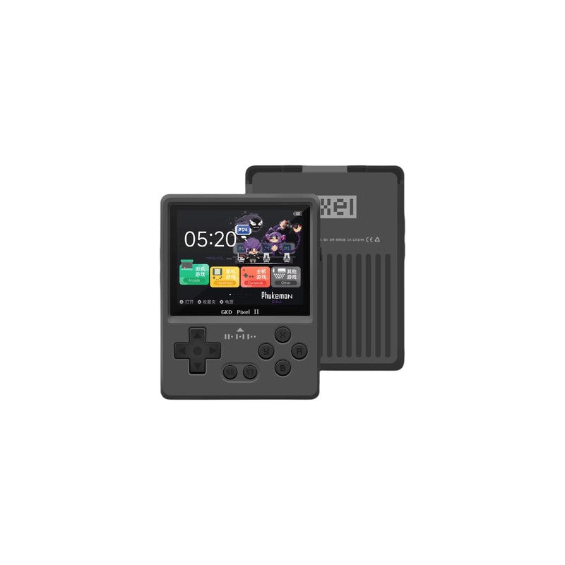 2025 GKD Pixel 2 Metal Handheld Game Console 2.4'' IPS 640X480 Retro PSP Psone 50