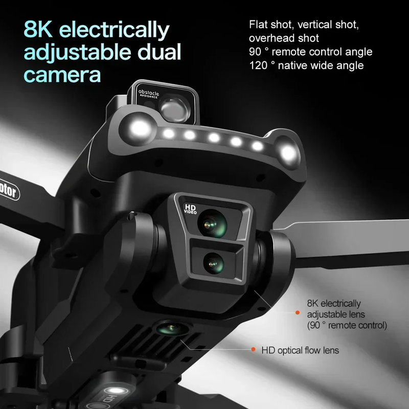 Xiaomi V198 GPS Drone 4K Professional HD Dual Camera 5G Wifi Photography Brushle