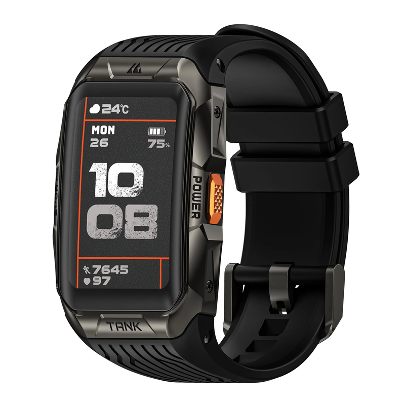 2025 TANK X2 Rugged Smart Watch for Men 3D Curved Screen AMOLED AOD 5ATM IP69K
