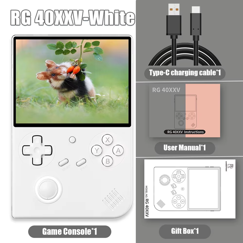 RG 40XXV 64 Bit Linux 4.0'' IPS 640*480 Screen Portable Game Player Tv-Hd-Out 32