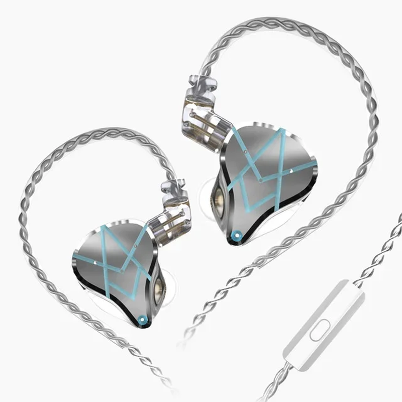 ASX 10BA In-Ear Earphone 20 Balanced Armature Unit Headset HIFI Metal Monitor Ea