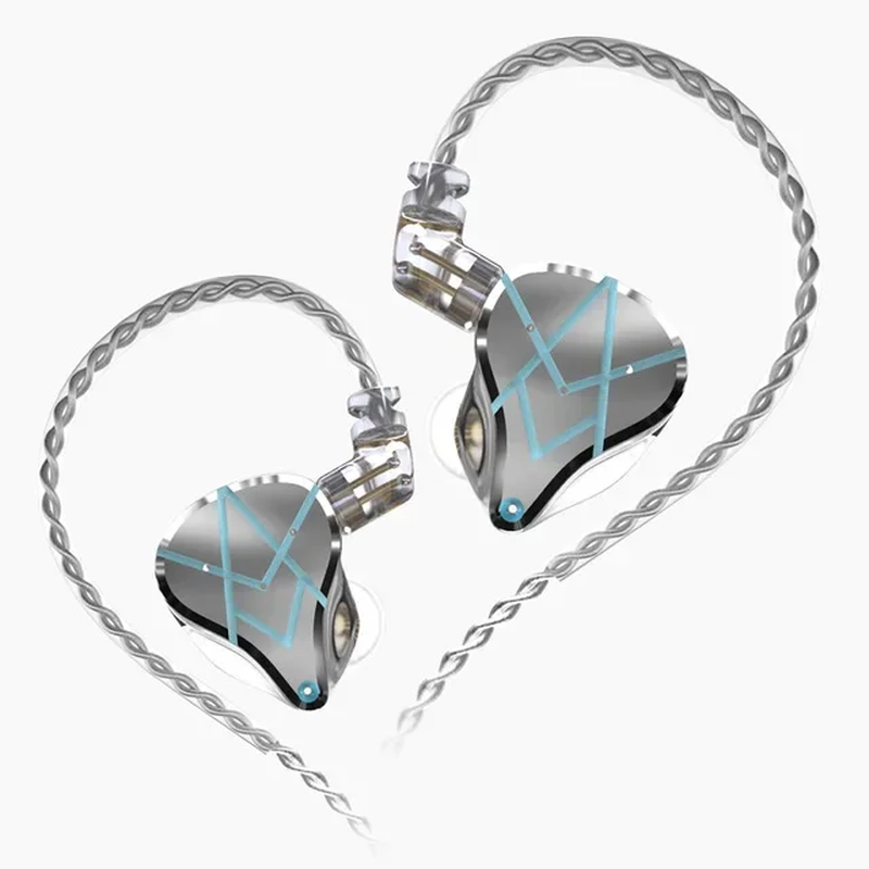 ASX 10BA In-Ear Earphone 20 Balanced Armature Unit Headset HIFI Metal Monitor Ea