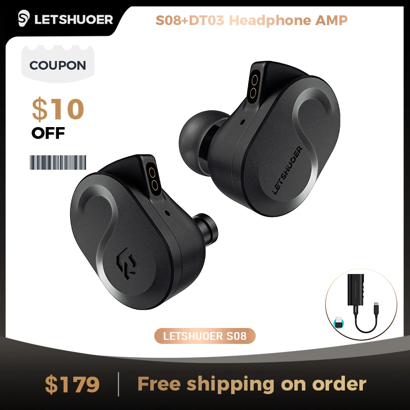 S08 Fourth Generation in Ear Monitor Earphone Dual-Coil 13Mm Planar Magnetic Dri