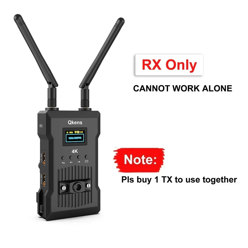 5G 4K Wireless Transmission Video Transmitter Receiver Dual Display HDMI Extende