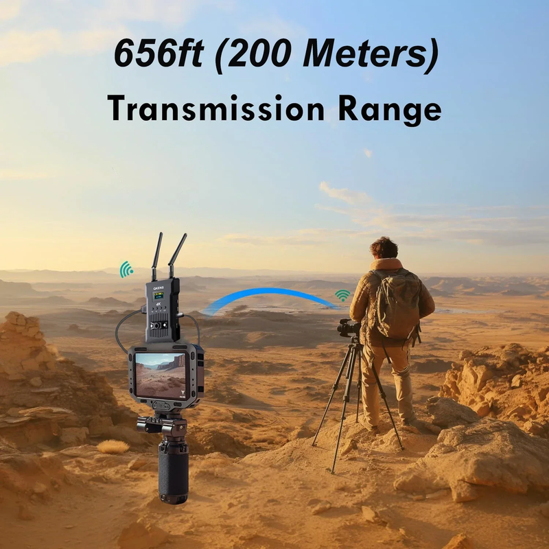 5G 4K Wireless Transmission Video Transmitter Receiver Dual Display HDMI Extende