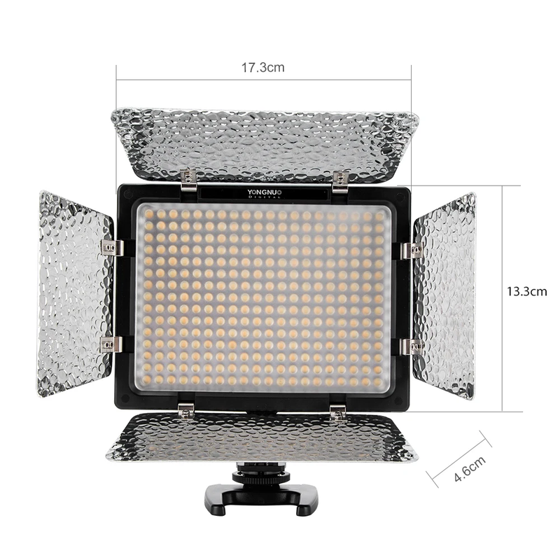 YN300 III YN300III 3200K-5500K CRI95 Camera Photo LED Video Light Optional with