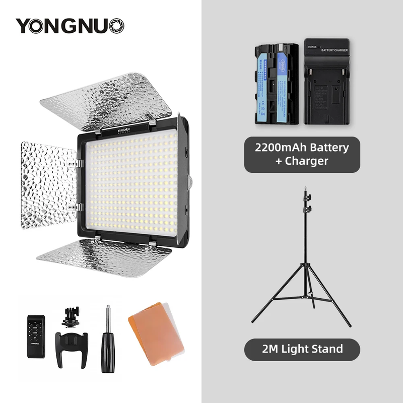 YN300 III YN300III 3200K-5500K CRI95 Camera Photo LED Video Light Optional with