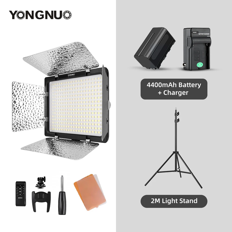 YN300 III YN300III 3200K-5500K CRI95 Camera Photo LED Video Light Optional with
