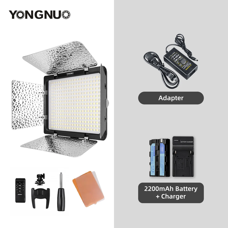 YN300 III YN300III 3200K-5500K CRI95 Camera Photo LED Video Light Optional with