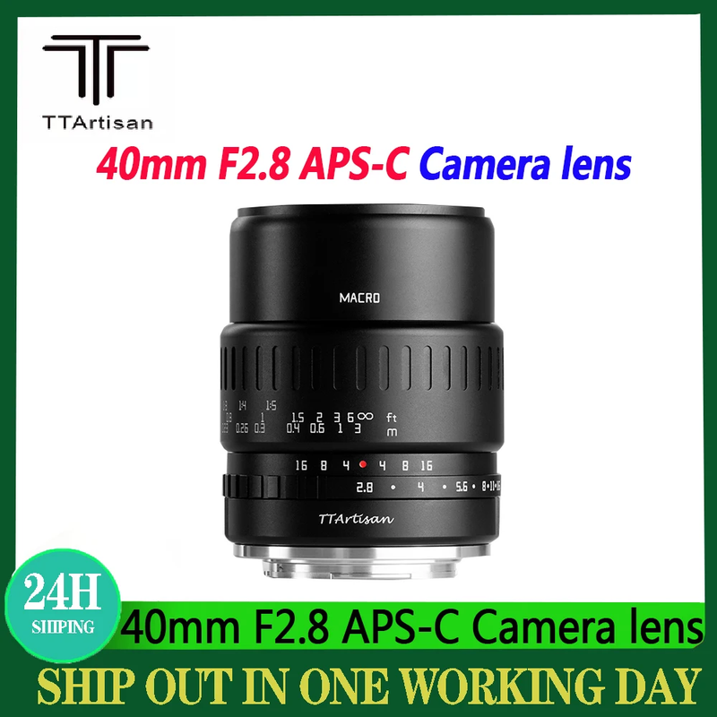 40Mm F2.8 Macro Cameras Lens APS-C Manual Focus Lens for Nikon Z Fujifilm XF Son
