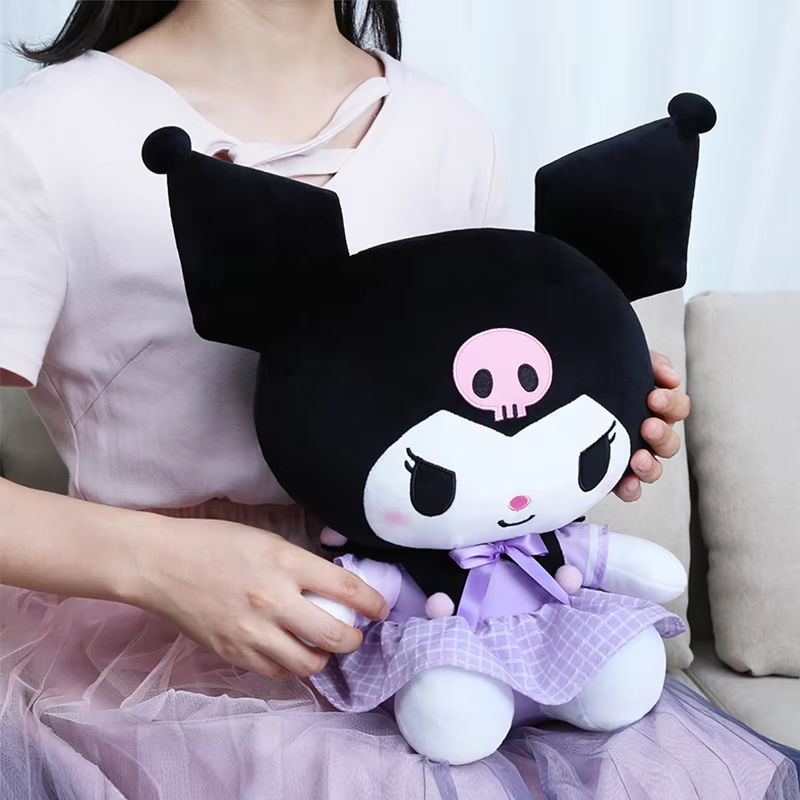 Sanrio Hello Kitty Kuromi Melody Cinnamoroll Stuffed Toys Plushier Soft Throw Pi