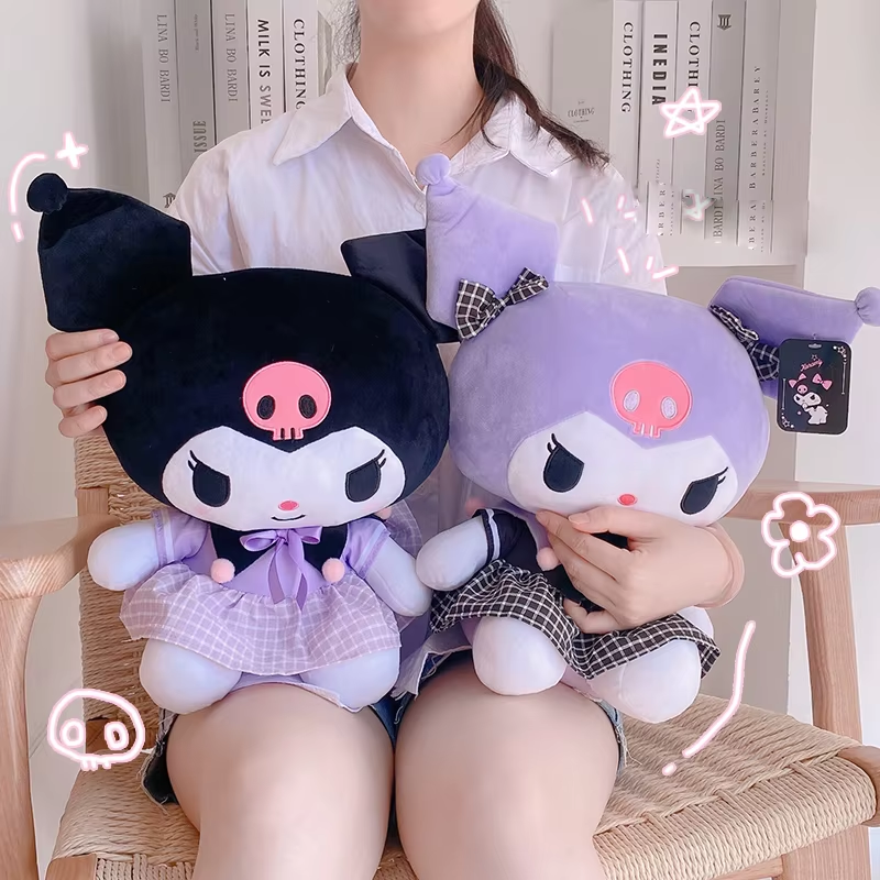 Sanrio Hello Kitty Kuromi Melody Cinnamoroll Stuffed Toys Plushier Soft Throw Pi