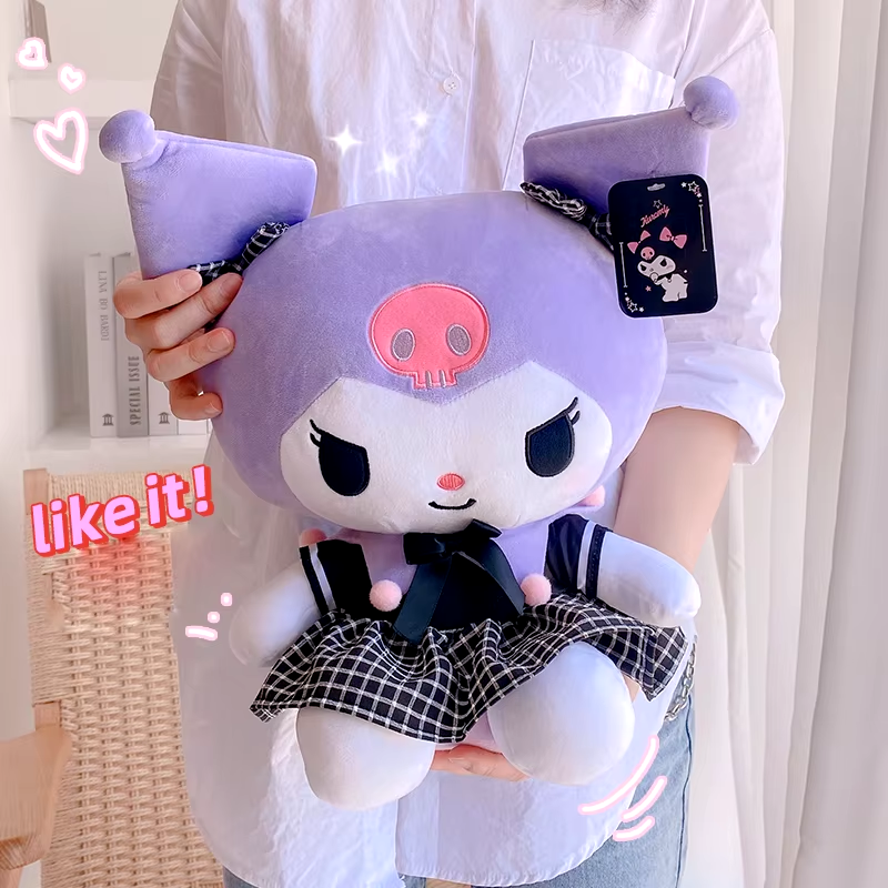 Sanrio Hello Kitty Kuromi Melody Cinnamoroll Stuffed Toys Plushier Soft Throw Pi