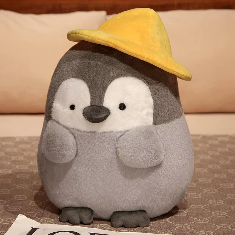 25Cm-45Cm New Big Cute Penguin with Melon Seeds Plush Doll Cartoon Animal Plush