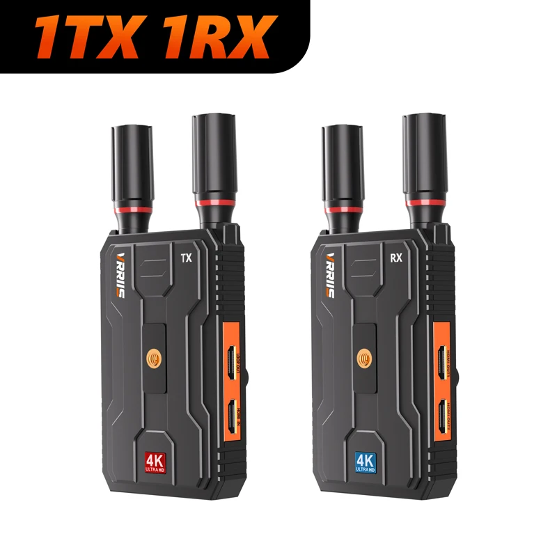 4K Wireless HDMI Video Transmitter and Receiver Extender Kit 400M Los Range for