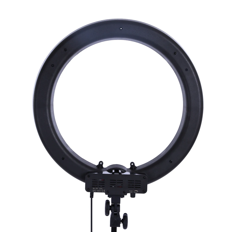55W 18 Inch Camera Phone LED Ring Light Photography Studio Dimmable Ring Lamp wi