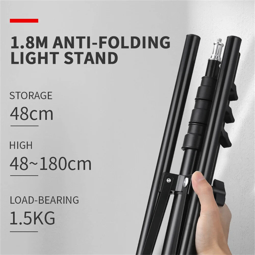 1.8m Aluminum Foldable Digital Camera Camcorder Light Stand for Fotografia