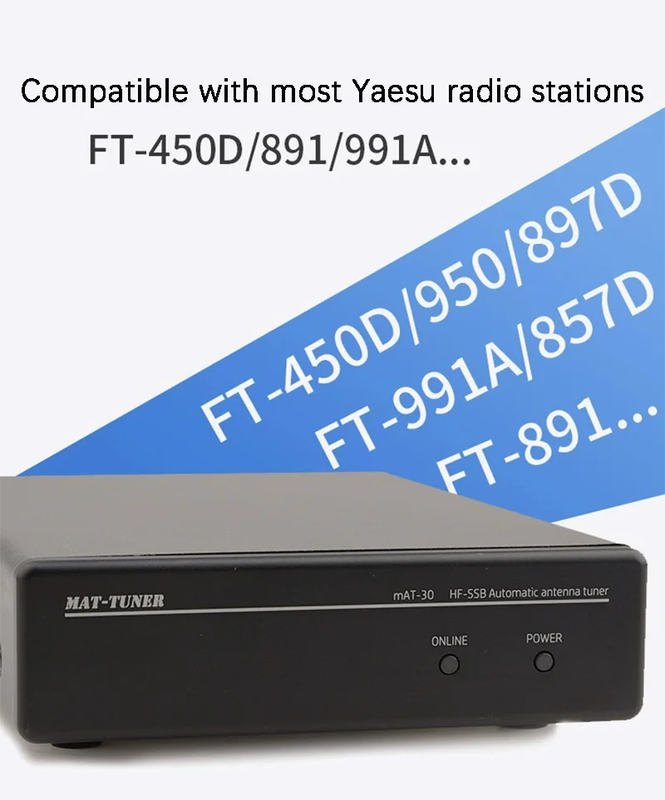 Yaesu Shortwave Air Tuner Mat-30 Shortwave Automatic Tuner Tuner Yaesu Special T