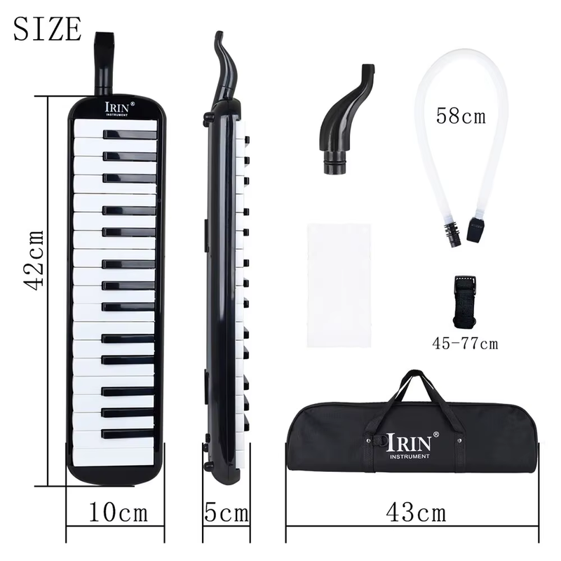 32/37 Keys Melodica Piano Keyboard Style Musical Instrument Harmonica Mouth Orga