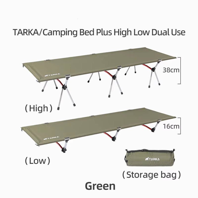 Portable Camping Cot Lightweight Collapsible Sleeping Bed Tourist Hiking Backpac