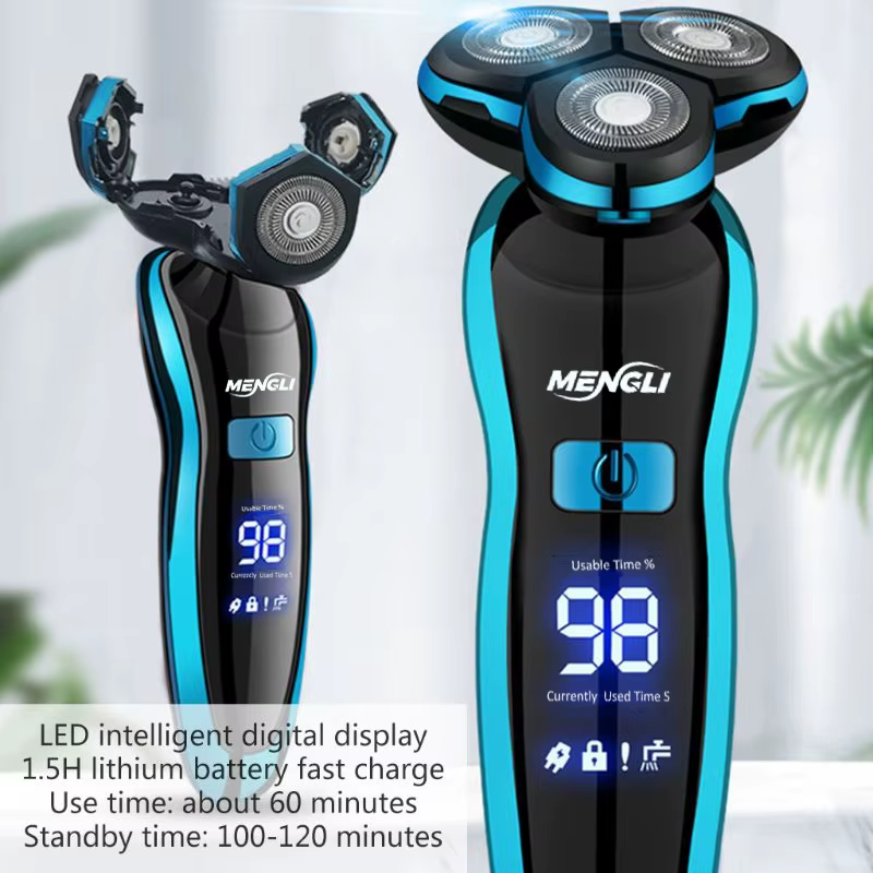 ZOZEN Men Electric Shaver Rechargeable Electric Razor Hair Cutting Shaving Mahin