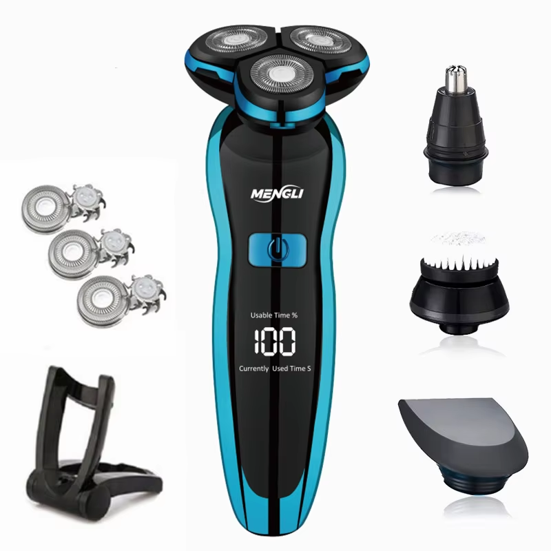 ZOZEN Men Electric Shaver Rechargeable Electric Razor Hair Cutting Shaving Mahin