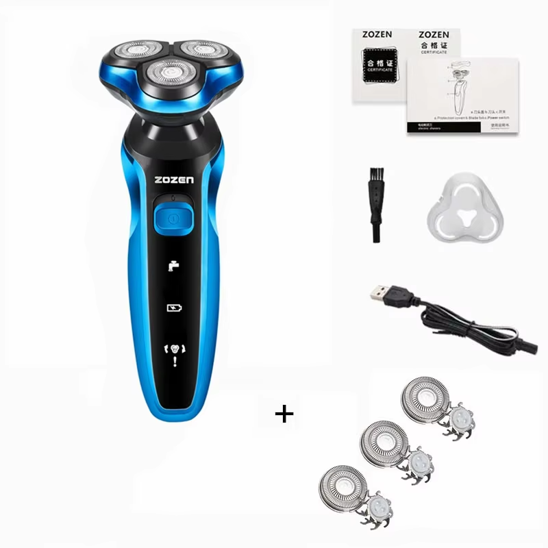 ZOZEN Men Electric Shaver Rechargeable Electric Razor Hair Cutting Shaving Mahin