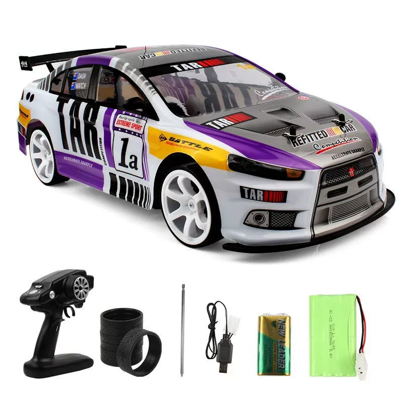 1:10 4Wd 70Km/H Rc Drift Car Drifting Wheels Anti-Collision Off-Road Racing Rc C