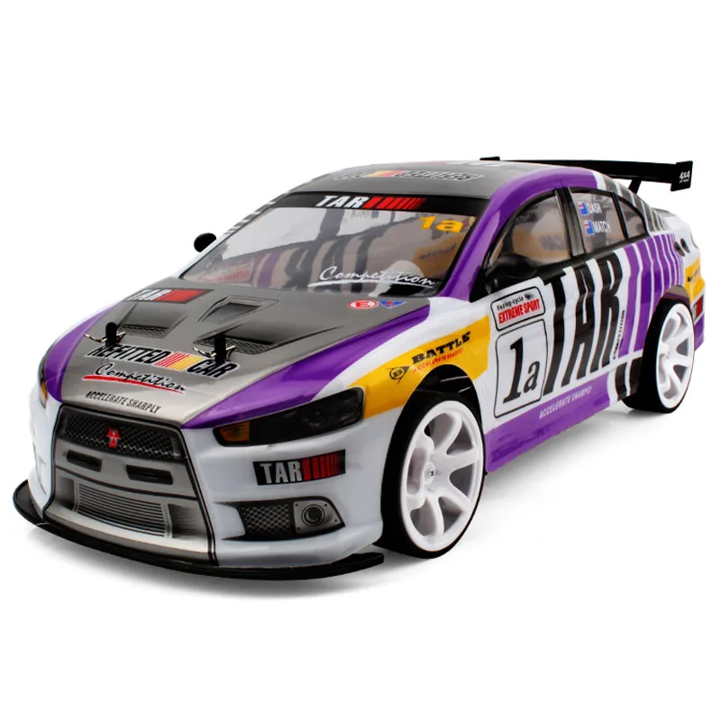 1:10 4Wd 70Km/H Rc Drift Car Drifting Wheels Anti-Collision Off-Road Racing Rc C