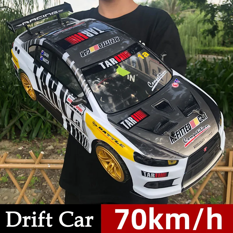 1:10 4Wd 70Km/H Rc Drift Car Drifting Wheels Anti-Collision Off-Road Racing Rc C