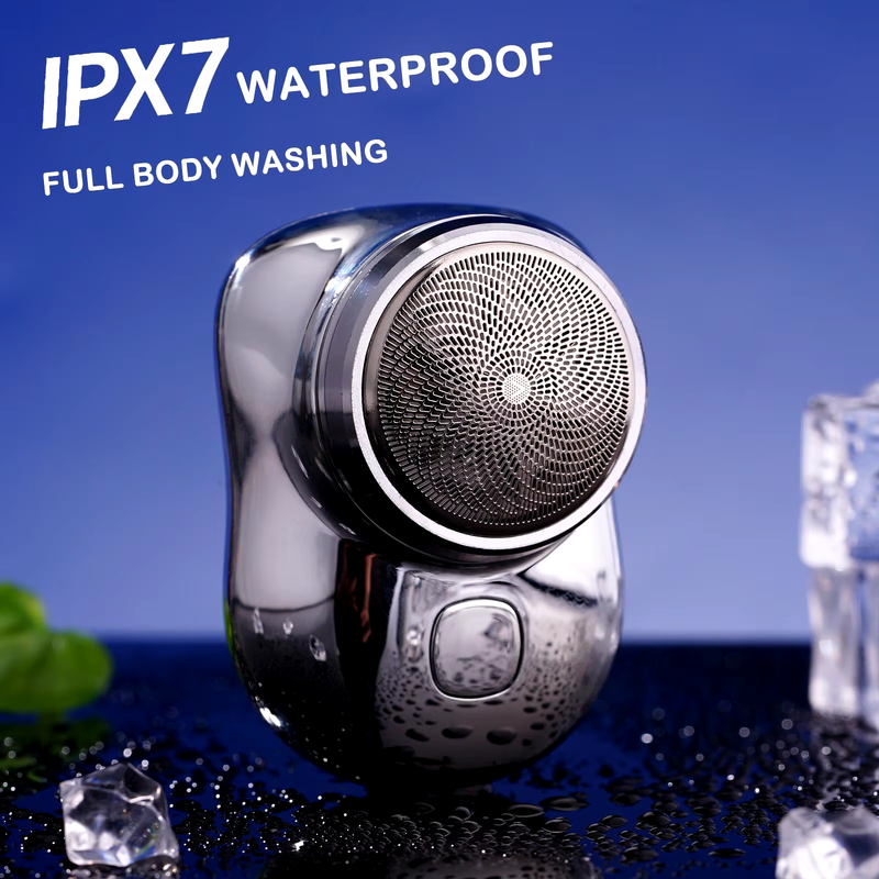2024 New Portable Mini Light Waterproof Electric Zao Shaver USB Rechargeable Wet