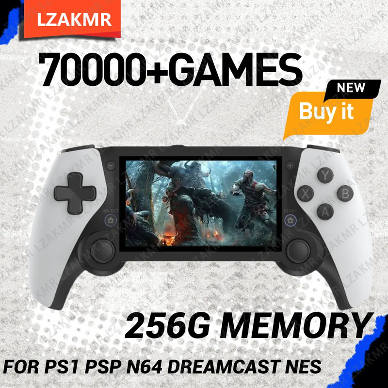 256G 70000+ Games 3D Joystick Handheld HDTV Game M25 4.3'' Screen Player Retro P