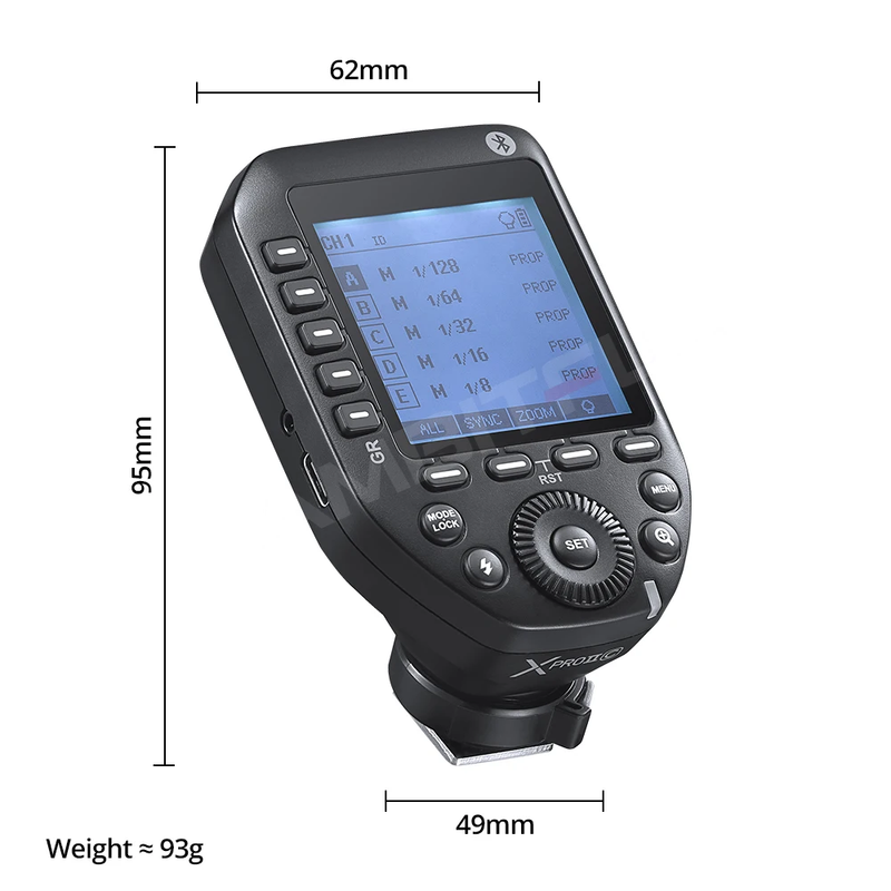 Xproii TTL Wireless Flash Trigger 1/8000S HSS Ttl-Convert-Manual Function Large