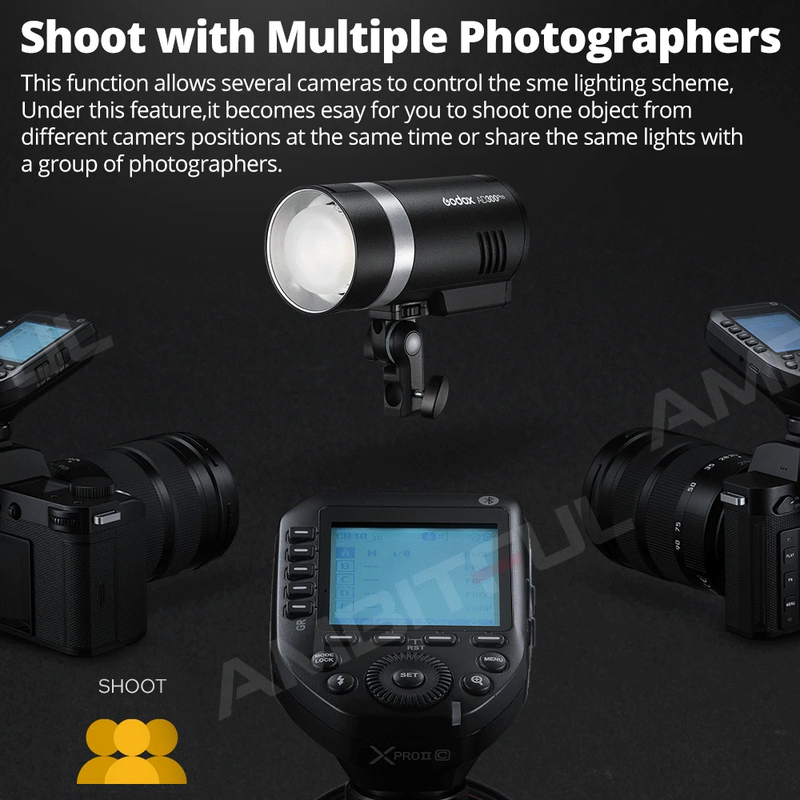 Xproii TTL Wireless Flash Trigger 1/8000S HSS Ttl-Convert-Manual Function Large