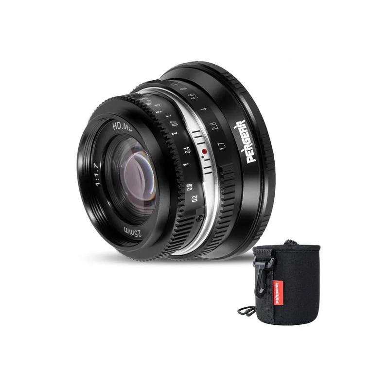 25Mm F1.7 Manual Camera Lens APS-C for Fuji X Canon RF Nikon Z M4/3 Sony E Mount